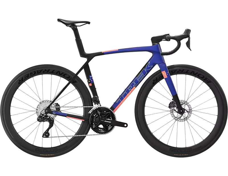 Trek Madone SL 6 Gen 8 Di2 Road Bike 2027 in Matte Cobalt Blue/Trek Black/Living Coral