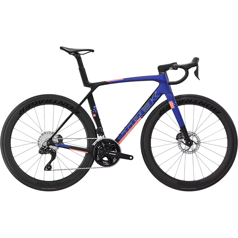 Balfes Bikes Trek Madone SL 6 Gen 8 Di2 Road Bike 2027 in Matte Cobalt Blue/Trek Black/Living Coral | Free postage over £30, £10 off first order, price match & 0% finance.