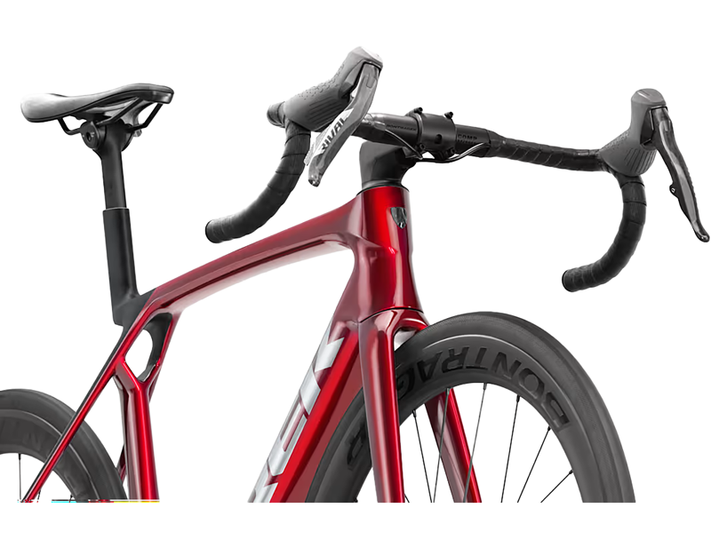 Trek Madone SL 6 Gen 8 AXS Road Bike 2027 in Gloss Fury Red/Matte Deep Smoke-3