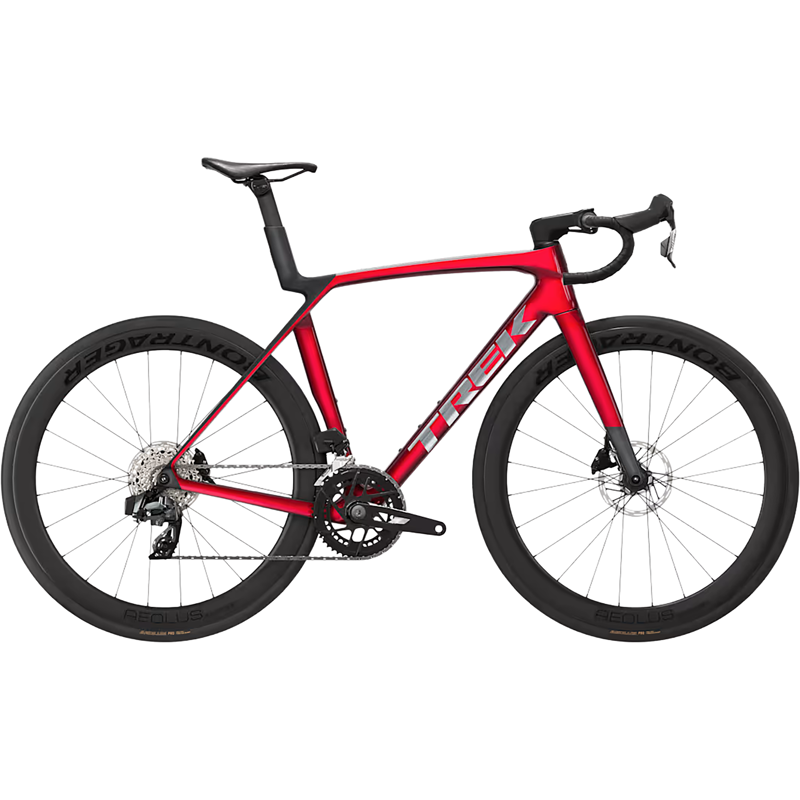 Balfes Bikes Trek Madone SL 6 Gen 8 AXS Road Bike 2027 in Gloss Fury Red/Matte Deep Smoke | Free postage over £30, £10 off first order, price match & 0% finance.