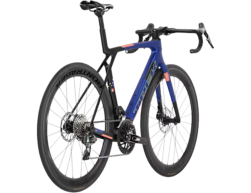 Trek Madone SL 6 Gen 8 AXS Road Bike 2027 in Matte Cobalt Blue/Trek Black/Living Coral-1