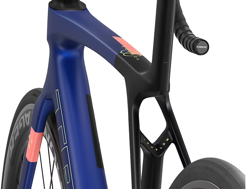 Trek Madone SL 6 Gen 8 AXS Road Bike 2027 in Matte Cobalt Blue/Trek Black/Living Coral-3