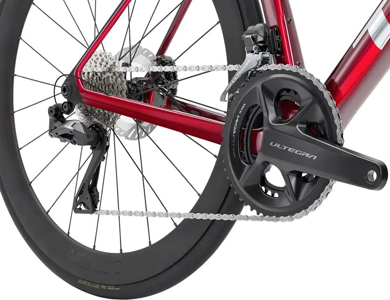 Trek Madone SL 7 Gen 8 Di2 Road Bike 2026 in Gloss Fury Red/Matte Deep Smoke-5