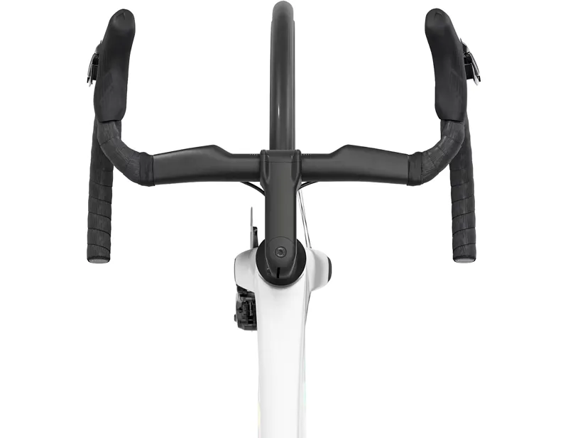 Trek Madone SL 7 Gen 8 Di2 Road Bike 2026 in Gloss Crystal White/Matte Deep Smoke-2