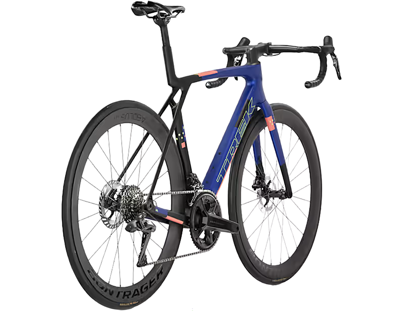 Trek Madone SL 7 Gen 8 Di2 Road Bike 2027 in Matte Cobalt Blue/Trek Black/Living Coral-1