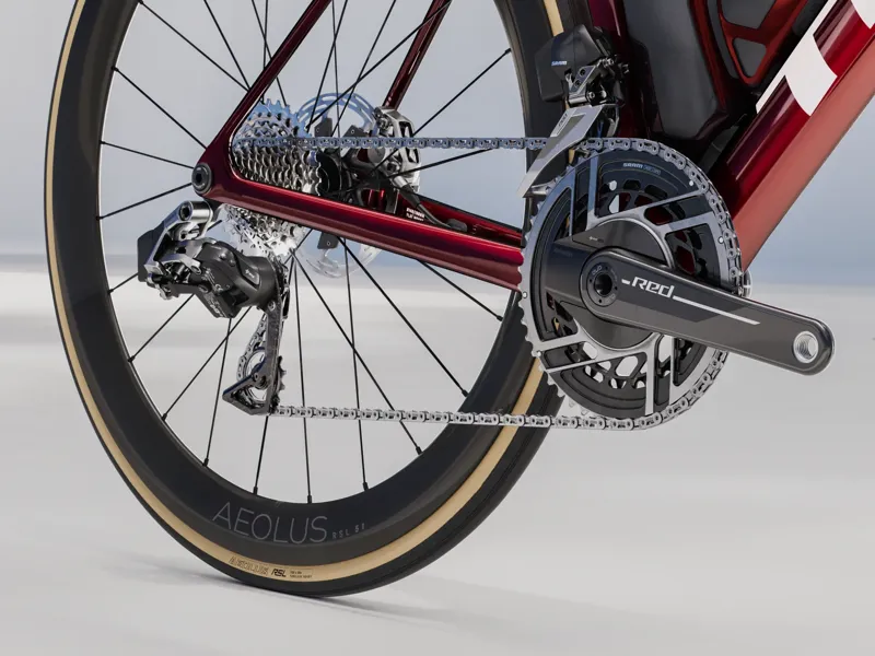 Trek Madone SLR 9 AXS Gen 8 Road Bike 2026 in Carbon Red Smoke-5