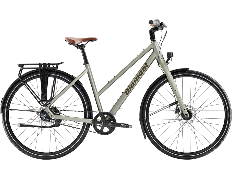 Diamant Mahon Style Plus Midstep Hybrid Bike 2027 in Heugrün Metallic