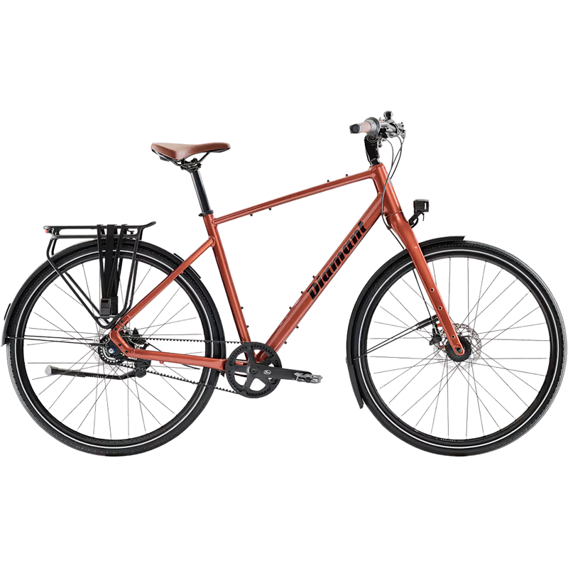 Balfes Bikes Diamant Mahon Style Plus Stepover Hybrid Bike 2027 in Bronzit Metallic | Free postage over £30, £10 off first order, price match & 0% finance.