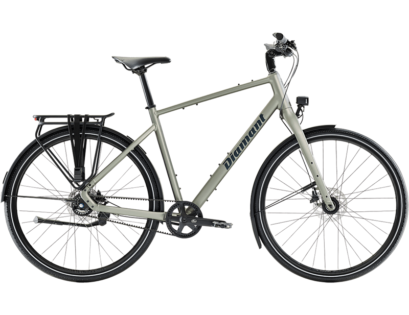 Diamant Mahon Style Pro Stepover 700c Hybrid Bike 2027 in Heugrün Metallic