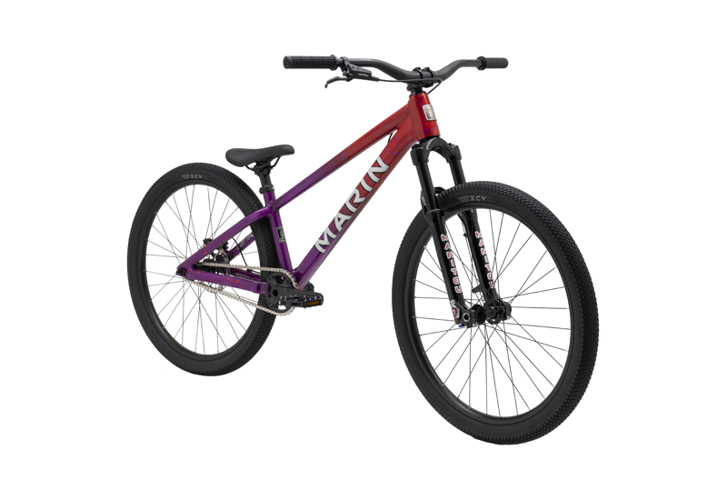 Marin Alcatraz 2 Dirt Jump Hardtail Mountain Bike 2026 in Red Purple Fade-1