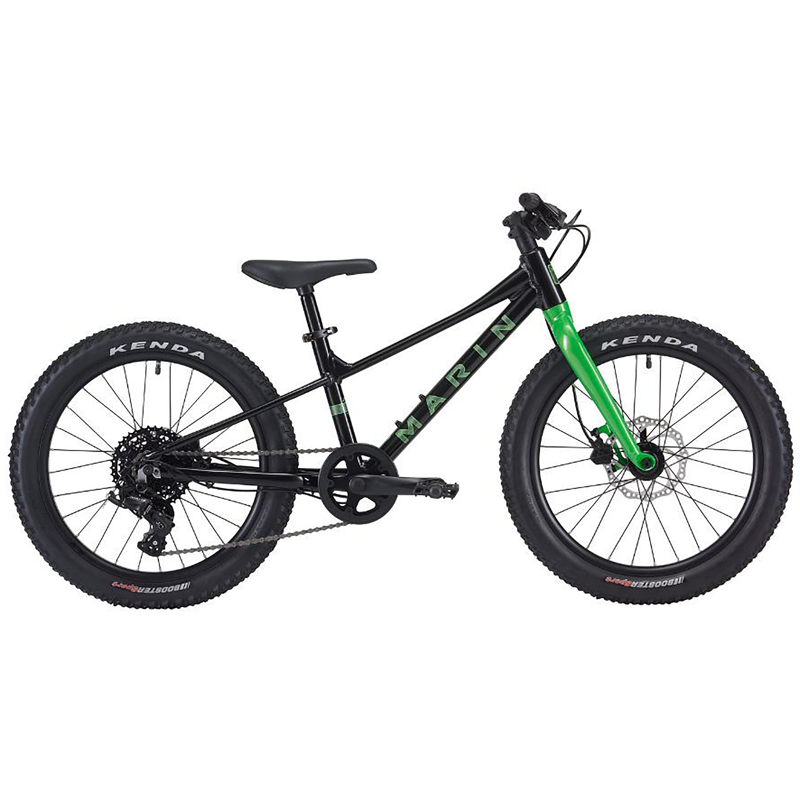 Balfes Bikes Marin Bear Valley 20 in Wheel Kids Bike 2026 in Black / Green | Free postage over £30, £10 off first order, price match & 0% finance.