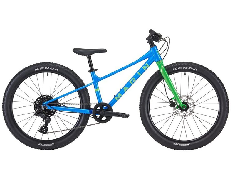 Marin Bear Valley 24 in wheel kids bike 2026 in Blue Green