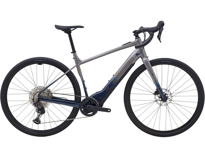 Balfes Bikes Marin Lombard E1 Electric Gravel Bike 2026 in Blue Charcoal | Free postage over £30, £10 off first order, price match & 0% finance.