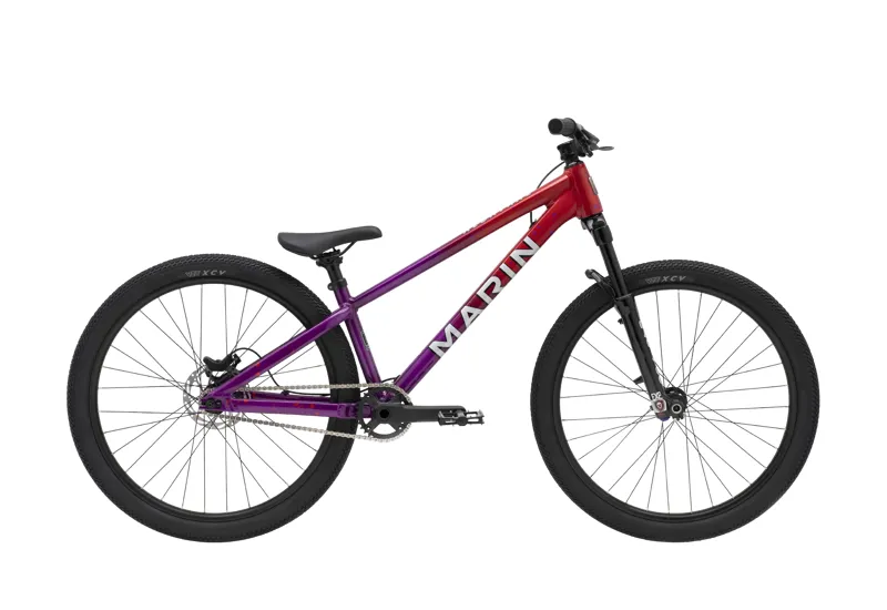 Marin Alcatraz 2 Dirt Jump Hardtail Mountain Bike 2026 in Red Purple Fade