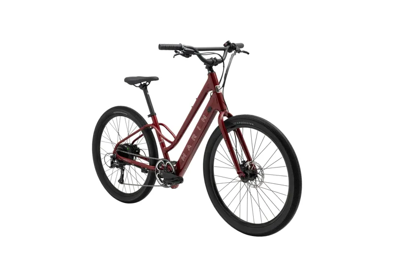 Marin Stinson E ST Electric Hybrid Bike 2027 in RED-1