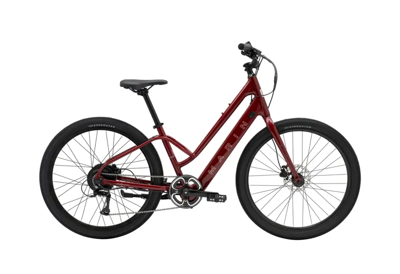 Marin Stinson E ST Electric Hybrid Bike 2027 in RED