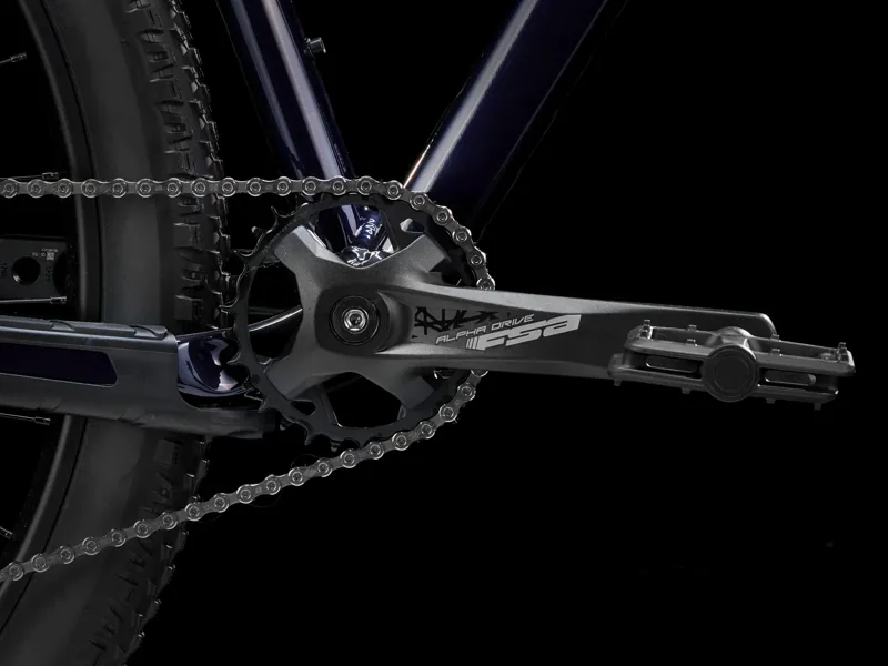 Trek Marlin 6 Hardtail Mountain Bike 2025 in Rage Red to Deep Dark Blue Fade-2