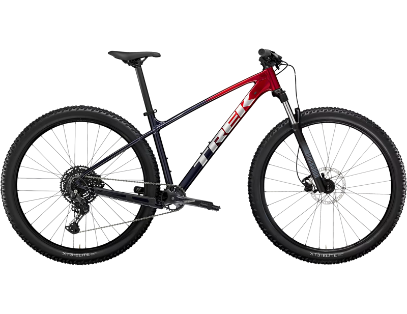 Balfes Bikes Trek Marlin 6 Hardtail Mountain Bike 2025 in Rage Red to Deep Dark Blue Fade | Free postage over £30, £10 off first order, price match & 0% finance.