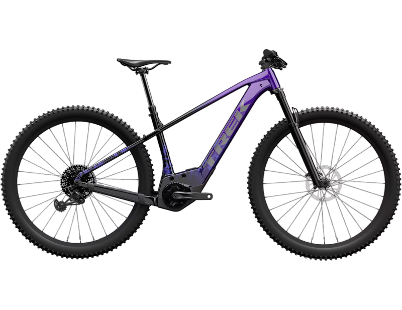Trek Marlin+ 8 Electric Hardtail Mountain Bike 2026 in Purple Flip