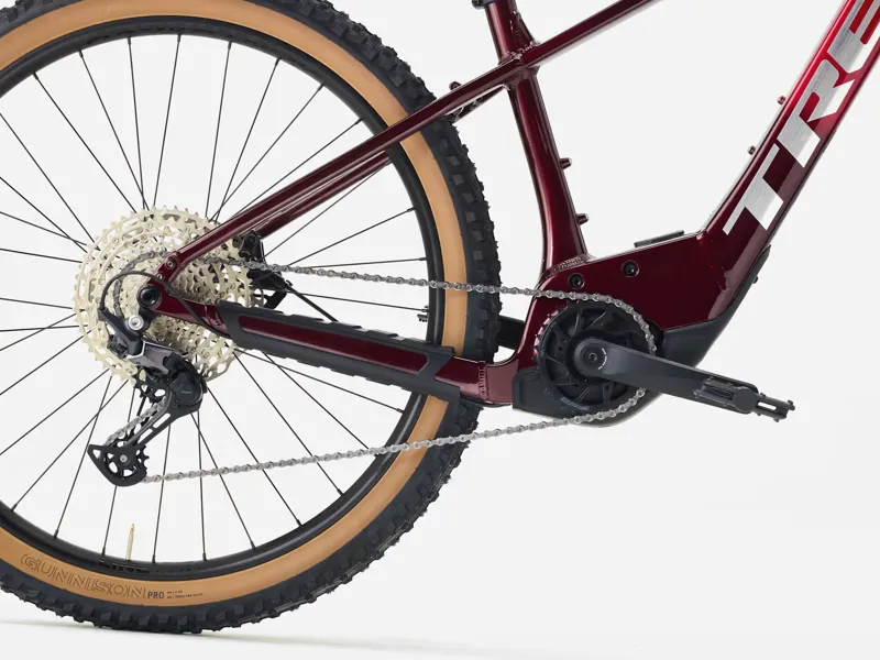 Trek Marlin+ 8 Electric Hardtail Mountain Bike 2026 in Fury Red-5