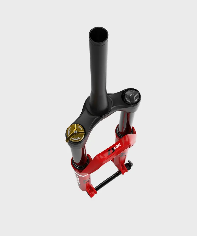 Marzocchi Bomber Z1 Coil GRIP Tapered Fork 2020 Red 27.5 / 180mm / 44mm in Red-2