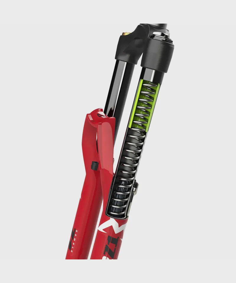 Marzocchi Bomber Z1 Coil GRIP Tapered Fork 2020 Red 27.5 / 180mm / 44mm in Red-3