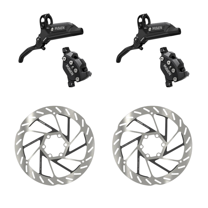 Balfes Bikes Sram SRAM Maven Base Brake Bundle with HD2 6-Bolt Rotors 200mm | Free postage over £30, £10 off first order, price match & 0% finance.