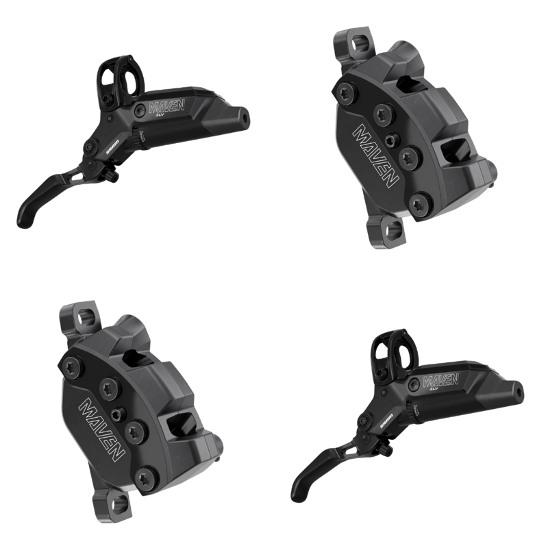 SRAM Maven Silver B1 Front and Rear Brake Pair Bundle