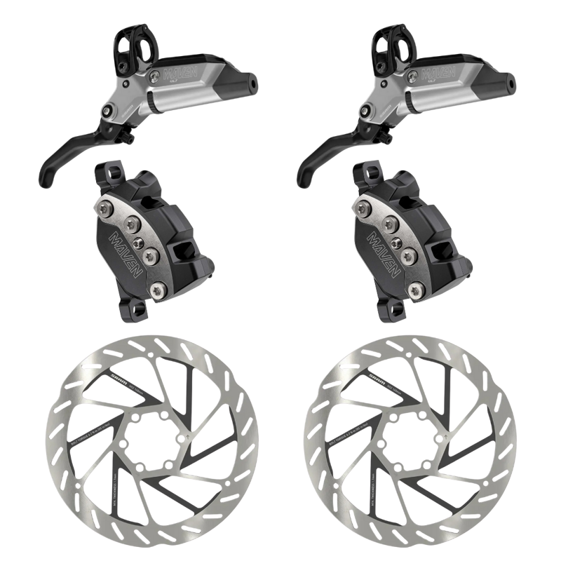 SRAM Maven Ultimate Brake Bundle with HD2 6-Bolt Rotors 200mm