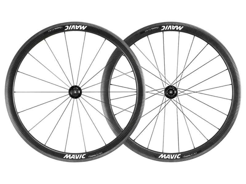 Mavic Cosmic S 40 Rim Brake Wheelset ed11 in Black