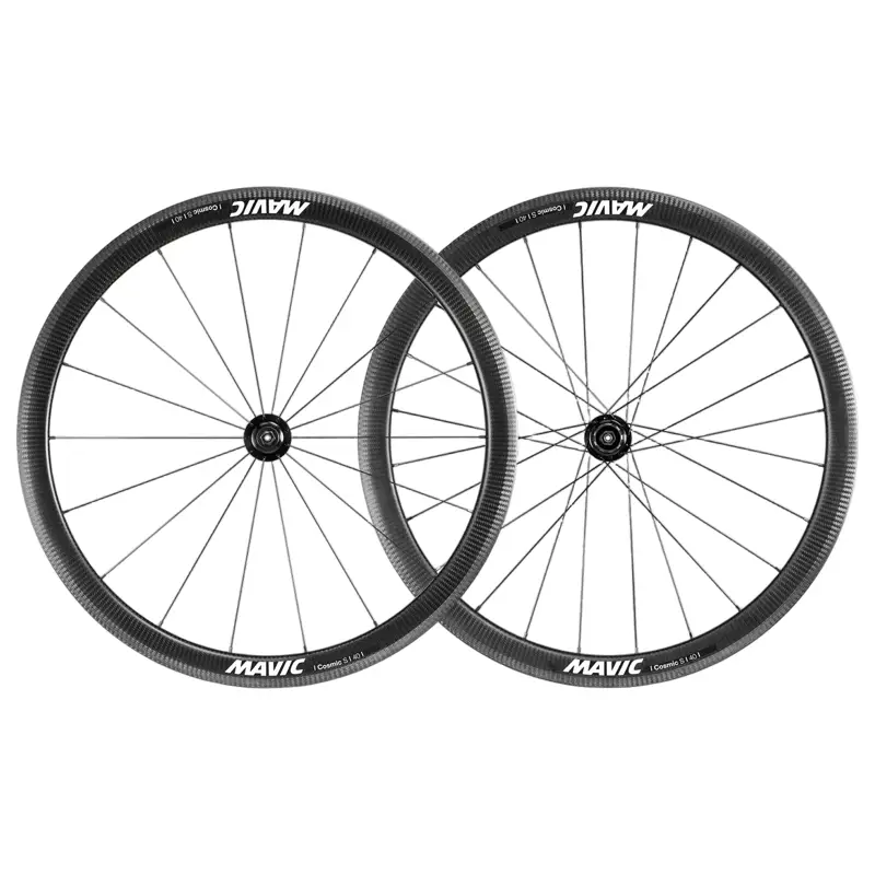 Balfes Bikes Mavic Cosmic S 40 Rim Brake Wheelset m11 in Black | Free postage over £30, £10 off first order, price match & 0% finance.