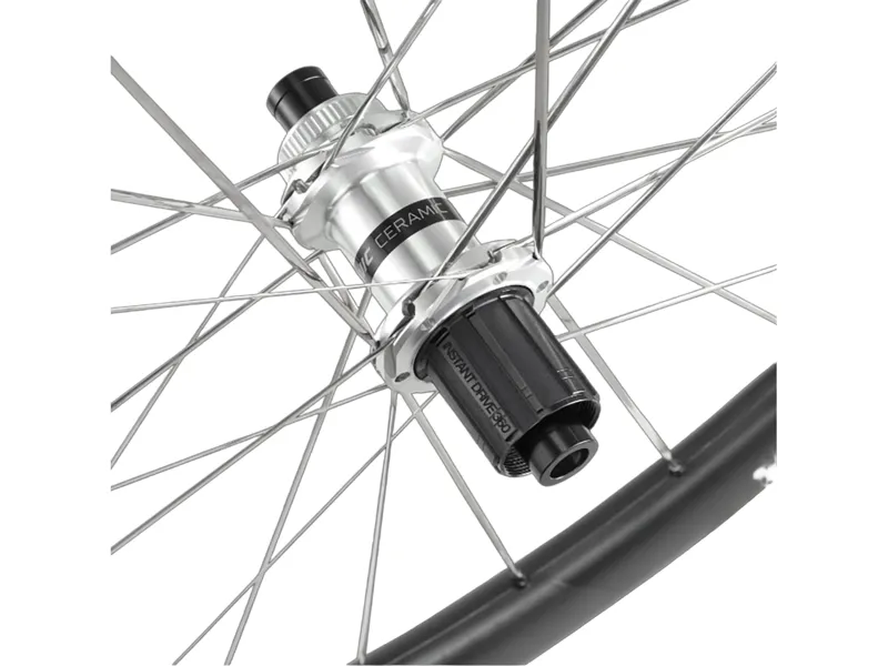 Mavic Cosmic SLR 45 Disc C-Lock 12x100/142 HG Wheelset in Silver-2