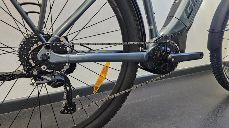 EX DISPLAY Giant Talon E+ EX 29er Electric Mountain Bike size XXL 2025 in Aged Denim -2