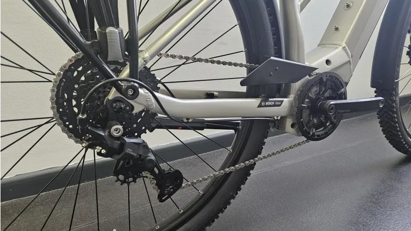 EX DEMO Scott Bike Sub Cross eRIDE 30 Lady EQ Electric Hybrid Bike Size Small 2025 in Silver-4