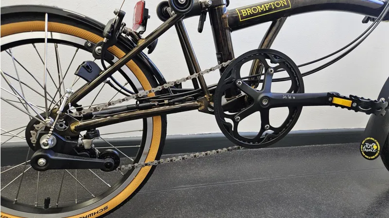 EX DISPLAY Brompton x Tour De France Limited Edition C Line 6-Speed Folding Bike 2025 in Mid Handlebar With Toolkit-3