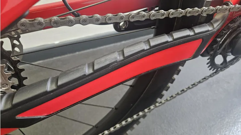 EX DEMO Trek Fuel EXe 9.7 SLX/XT Electric Full Suspension Mountain Bike Medium 2025 in Lava Red -6