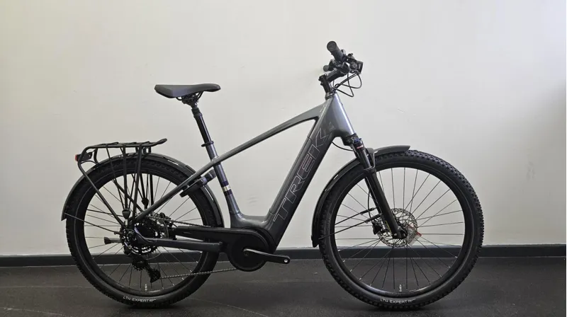 EX DISPLAY Trek Verve+ 4 400Wh Electric Hybrid Bike Size Medium 2026 in Galactic Grey
