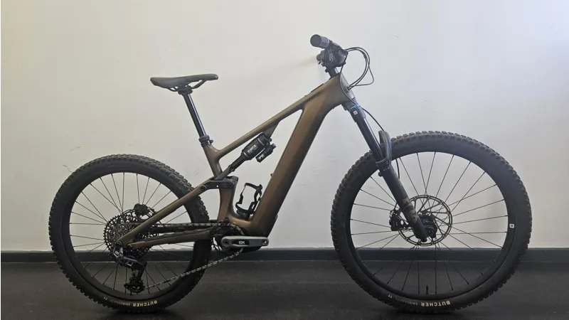 EX DEMO Specialized Turbo Levo 4 Expert Carbon Electric Full Sus MTB Size S3 2026 in Burnt Gold Metal