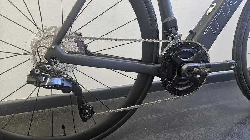EX DISPLAY Trek Domane+ SLR 6 105 Di2 Electric Road Bike 58cm 2025 in Matte Deep Smoke Black-4