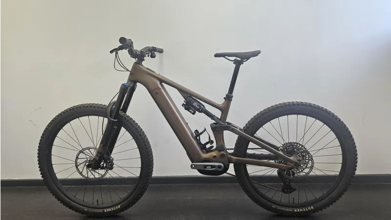 EX DEMO Specialized Turbo Levo 4 Expert Carbon Electric Full Sus MTB Size S3 2026 in Burnt Gold Metal-13
