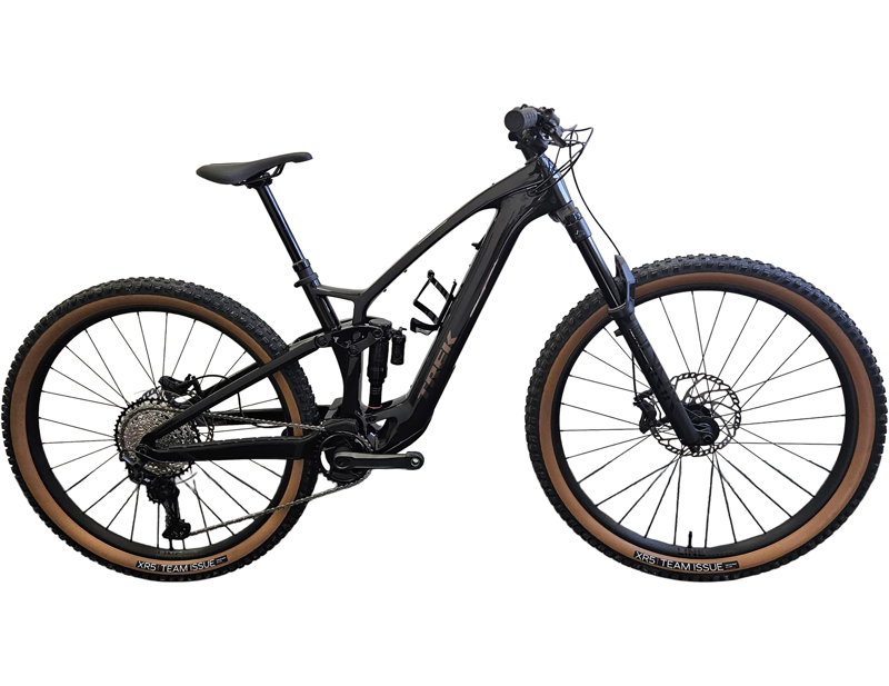 EX DEMO Trek Fuel EXe 9.7 SLX/XT Electric Full Suspension Mountain Bike 2025 Medium in Deep Smoke