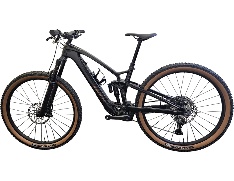 EX DEMO Trek Fuel EXe 9.7 SLX/XT Electric Full Suspension Mountain Bike 2025 Medium in Deep Smoke-1