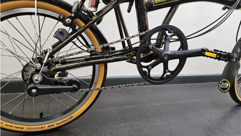 EX DISPLAY Brompton x Tour De France Limited Edition C Line 6-Speed Folding Bike 2025 in Mid Handlebar With Toolkit-2