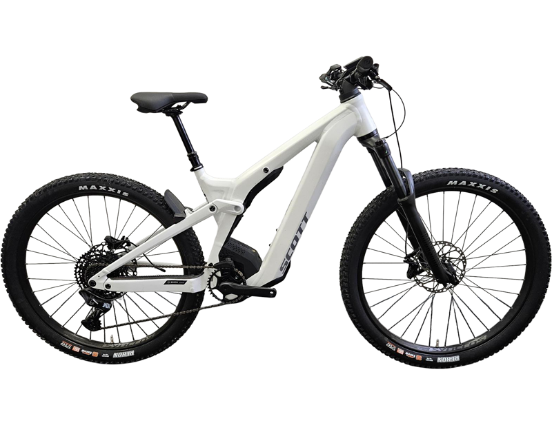 EX DEMO Scott Bike Contessa Strike eRIDE 910 EVO Electric Full Suspension Mountain Bike 2025 Medium in White