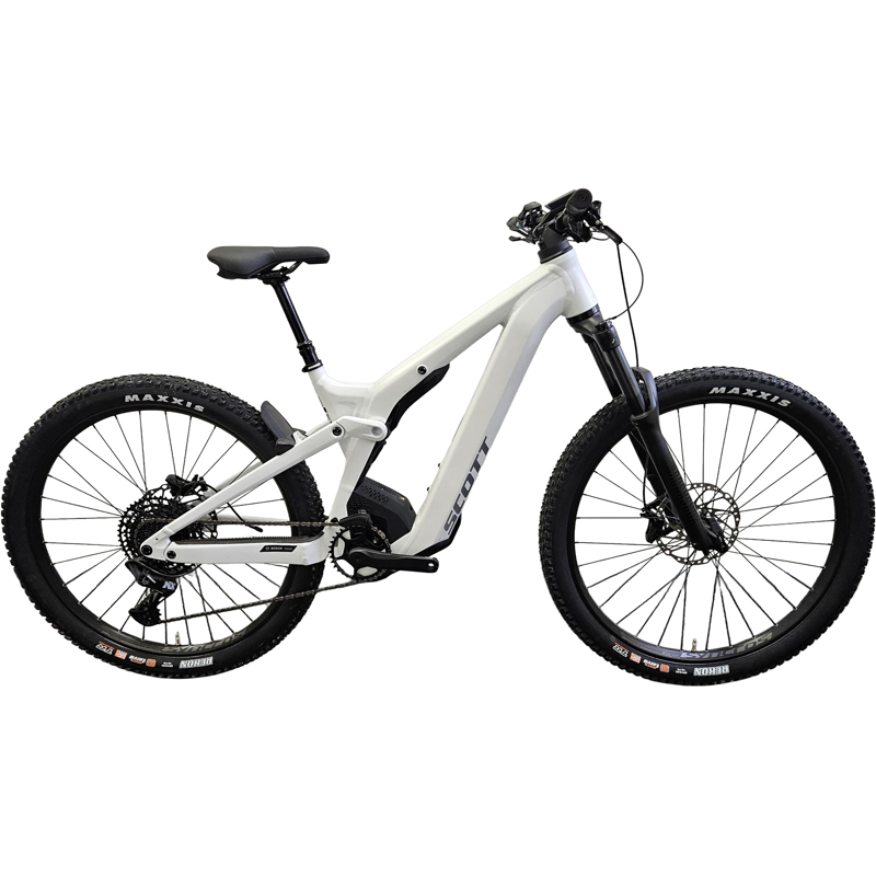 Balfes Bikes EX DEMO Scott Bike Contessa Strike eRIDE 910 EVO Electric Full Suspension Mountain Bike 2026 Medium in White | Free postage over £30, £10 off first order, price match & 0% finance.