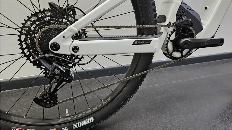 EX DEMO Scott Bike Contessa Strike eRIDE 910 EVO Electric Full Suspension Mountain Bike 2025 Medium in White-2