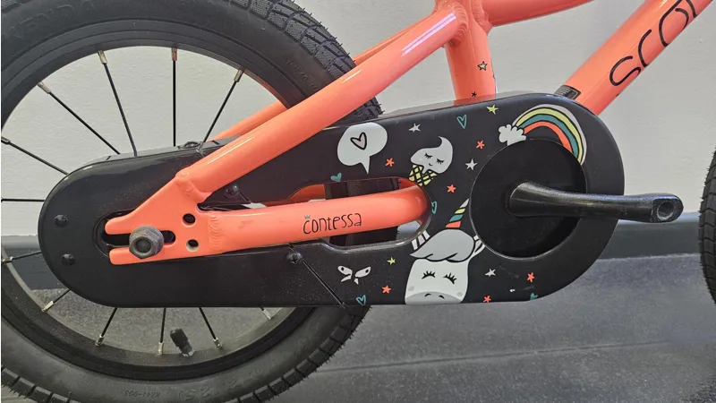 EX DISPLAY Scott Contessa 14 Inch Wheel Kids Bike 2025 in Orange-4