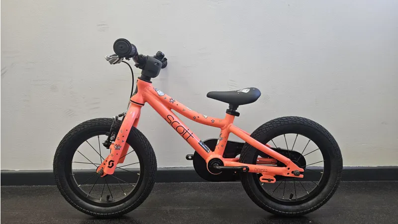 EX DISPLAY Scott Contessa 14 Inch Wheel Kids Bike 2025 in Orange-3