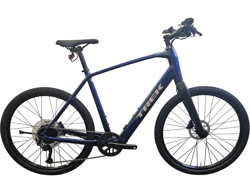 EX DISPLAY Trek Dual Sport+ 2 Hybrid Electric Bike 2025 X-Large in Hex Blue