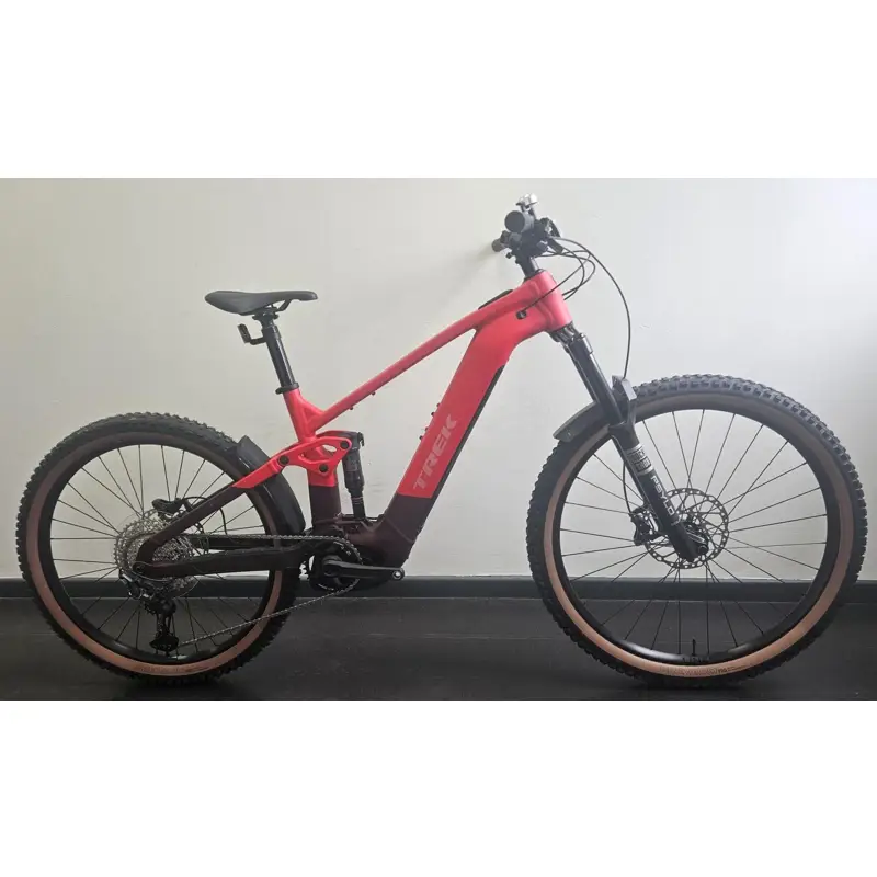 Balfes Bikes EX DISPLAY Trek Rail+ 5 Gen 5 Electric Full Suspension Mountain Bike Large 2026 in Viper Red | Free postage over £30, £10 off first order, price match & 0% finance.